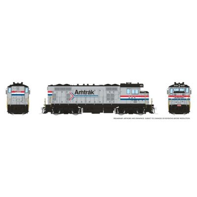 Rapido 70124 - HO ATSF CF7 w/ Round Cab (DC/Silent): Amtrak - Phase 3: #594