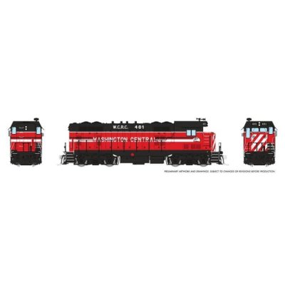 Rapido 70632 - HO ATSF CF7 w/ Square Cab (DC/DCC/Sound): Washington Central: #402