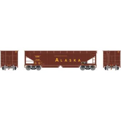 Athearn 7079 - HO RTR 40Ft Offset Ballast Hopper w/Load - ARR (Alaska) #7141