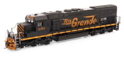 Athearn 72174 - HO RTR SD40T-2 - DCC & Sound - Wheeling & Lake Erie/ Ex-D&RGW #5391