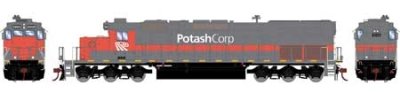 Athearn 73156 - HO SD40T-2 - DCC & Sound - Potash (WRIX) #35022