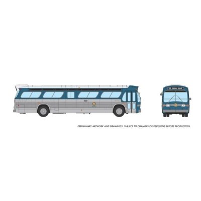 Rapido 753127- HO New Look Bus - Public Service COORD. Transit (New Jersey) - 63 Hoboken New York...