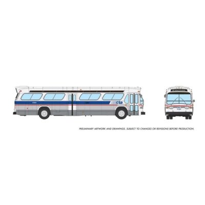 Rapido 753138 - HO 1/87 New Look Bus (Deluxe) - Chicago CTA - Late Scheme #9204