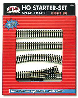 Atlas 588 - HO Snap Track Code 83 Starter Set