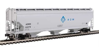 Walthers Mainline 7716 - HO 60ft NSC 5150 3-Bay Covered Hopper - Archer-Daniels-Midland (ADMX) #5...