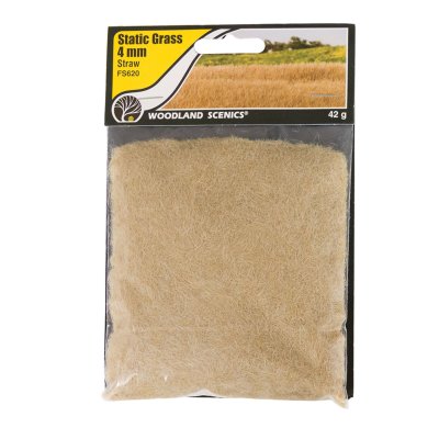 Woodland Scenics Static Grass 620 4 mm Straw