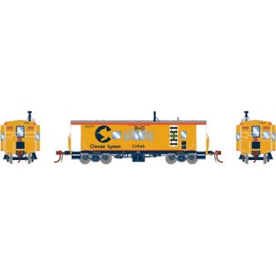 Athearn G78332 - HO Scale ICC Caboose w/lights and DCC/Sound - B&O/ Chessie #C-3962 