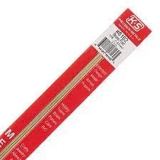 K&S Engineering 8162 All Scale - 1/16 inch Diameter Round Brass Rod - 12inch Long (3 pkg)