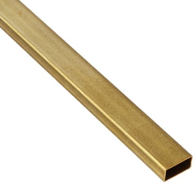 K&S Engineering 8268 All Scale - 3/16inch x 3/8inch Rectangular Brass Tube - 12inch long x 0.014i...