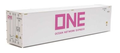 Walthers SceneMaster 8364 - HO 40ft Hi-Cube Smooth-Side Reefer Container - Ocean Network Express ...