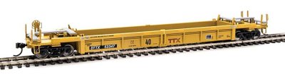 Walthers Mainline 8407 - HO RTR Thrall Rebuilt 40Ft Well Car - Trailer-Train (DTTX - Maroon Logo)...