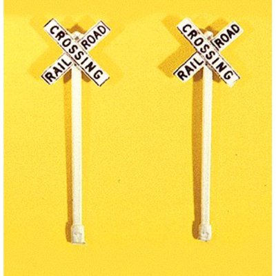 JL Innovative 845 - HO Custom Right-of-Way Signs - R.R. Crossbuck (2pk)