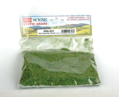 Peco PSG-202 - 2mm Static Grass - Summer Grass (30g) 