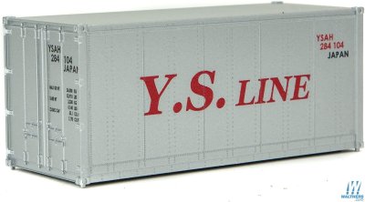 Walthers SceneMaster 8659 HO - 20ft Smooth-Side Container - YS Line #284104