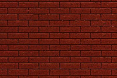 Chooch 8669 - HO Flexible Dark Red Brick Pavers Sheet (2-Pack) - Medium