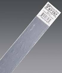 K&S Engineering 87167 All Scale - 0.023 inch Thick Stainless Steel Flat Strip - 1 inch x 12inch