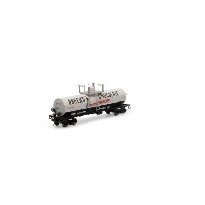 Athearn RND72993 - HO Chemical Tank Car - Baker Chocolates #31058