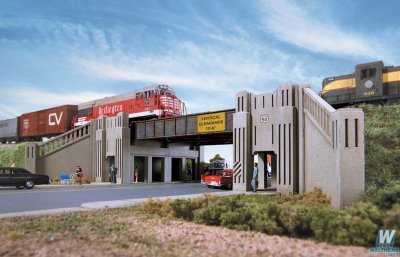 Walthers Cornerstone HO Art Deco Highway UnderPass