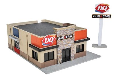 Walthers Cornerstone 3485 - HO Dairy Queen Grill & Chill - Kit