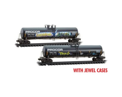 Micro Trains 98305086 - N Scale - Procor Weathered 2-Pack