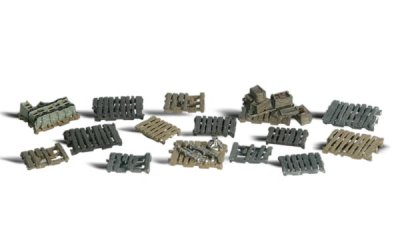 Woodland Scenics 2161 - N Scenic Accent Figures - Assorted Skids (15pcs)