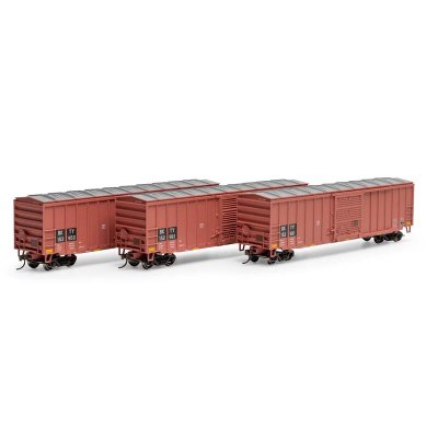 Athearn 1127 - HO 50' ACF Outer Post Box Car, BKTY #152953 / 152981 / 152991 (3)