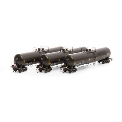 Athearn 29933 HO Scale - RTR 30,000 Gallon Ethanol Tank Car -CTCX - #1 - 3pack