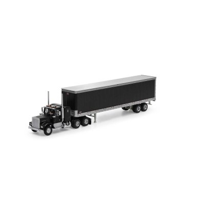 Athearn RTR 41086 - HO Kenworth Tractor & Trailer - Black