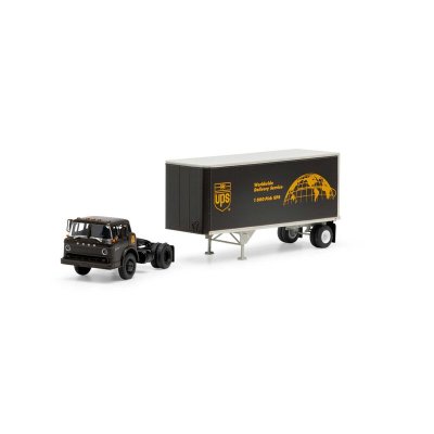 Athearn 90994 - HO RTR Ford C/28' Trailer, UPS