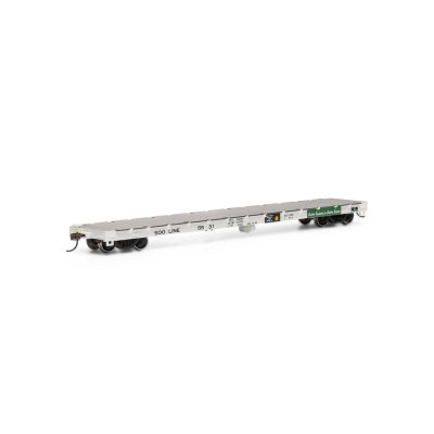 Athearn 92687 - HO RTR 60Ft Flatcar - SOO Line #5531