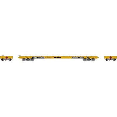 Athearn RTR 97067 - HO 60ft Flat Car - OTTX/Black Logo #91305