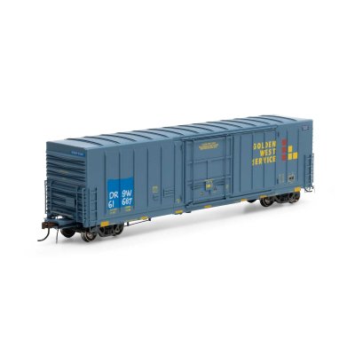 Athearn Genesis G26887 - HO Scale 50Ft PC&F Ext Post Box PFG/D&RGW - Golden West #61667