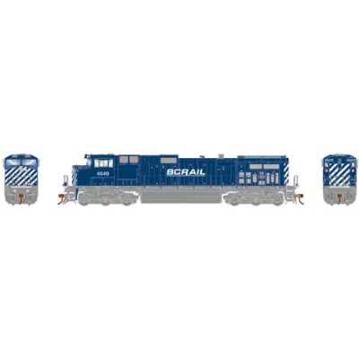 Athearn Genesis G31666 - HO Dash 9-44CW - DCC/Sound - BC Rail #4654