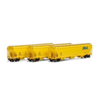 Athearn Genesis G97141 - HO Trinity 3-Bay Hopper - DM&E (3pk) #1