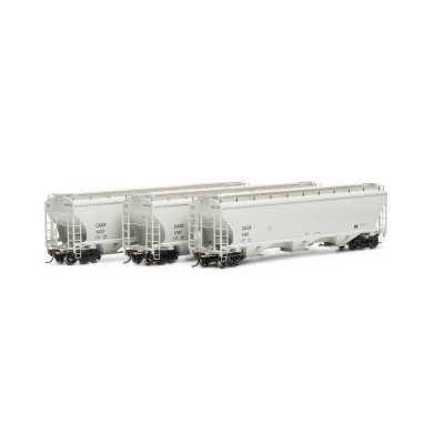 Athearn Genesis G97145 - HO Trinity 3-Bay Hopper - CAGX (3pk) #1