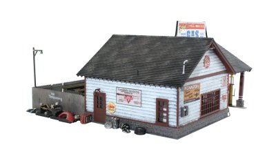 Woodland Scenics 5048 - HO Built-&-Ready Landmark Structures - Ethyls Gas & Service