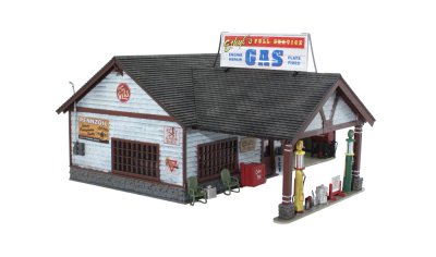 Woodland Scenics 5048 - HO Built-&-Ready Landmark Structures - Ethyls Gas & Service