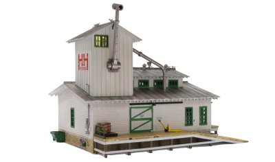 Woodland Scenics 5059 - HO Built & Ready Landmark Structures - H&H Feed Mill