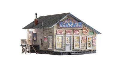 Woodland Scenics 5068 - HO Built-&-Ready - Carvers Butcher Shoppe