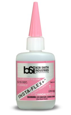 Bob Smith Industries 120 Insta-Flex Clear Rubber-Toughened CA Glue  1oz  