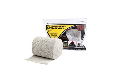 Woodland Scenics 1191 - Plaster Cloth - Narrow Roll (1 roll/pkg - 4 in x 5 yd, 5 ft2)