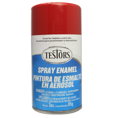 Testors 1204 - Spray Enamel - Dark Red Gloss (3oz) 