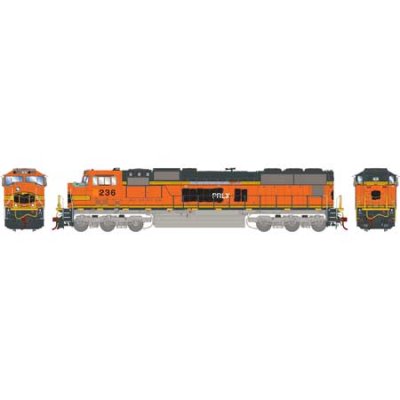 Athearn Genesis G70653 - HO SD75M Diesel, w/DCC & Sound, PRLX ex Warbonnet #236