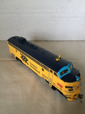 Rapido Trains 222530 - HO GMD FP7 - DCC/Sound - Ontario Northland (Chevron) #1508