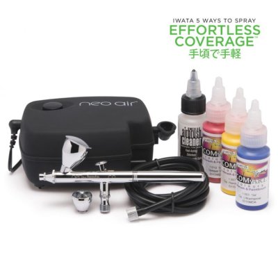 Iwata NEO for Iwata Gravity Feed Airbrushing Kit with NEO CN Kit