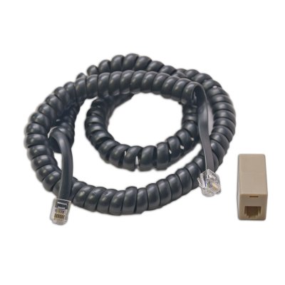 Digitrax LNCCMC1 - Coiled Cord & RJ12 Modular Adapter