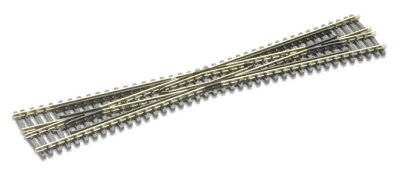 Peco SL394 - N Scale Code 80 Long Crossing - 8 Degrees - 7-3/8 Inches (Length)