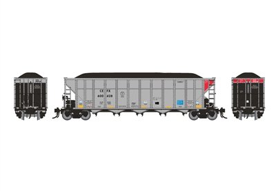 Rapido 169006 - HO AutoFlood III RD Coal Hopper - CEFX #600530