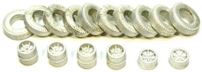 ShowCase Miniatures 3014 - HO Scale  Cast -Dayton- Type Wheel Set