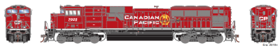 Athearn Genesis G75855 - HO SD70ACU - DCC & Sound - Canadian Pacific (Beaver Scheme) #7025